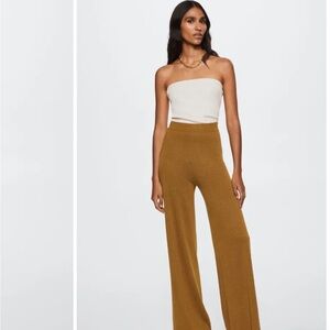 MANGO WIDE LEG TROUSERS